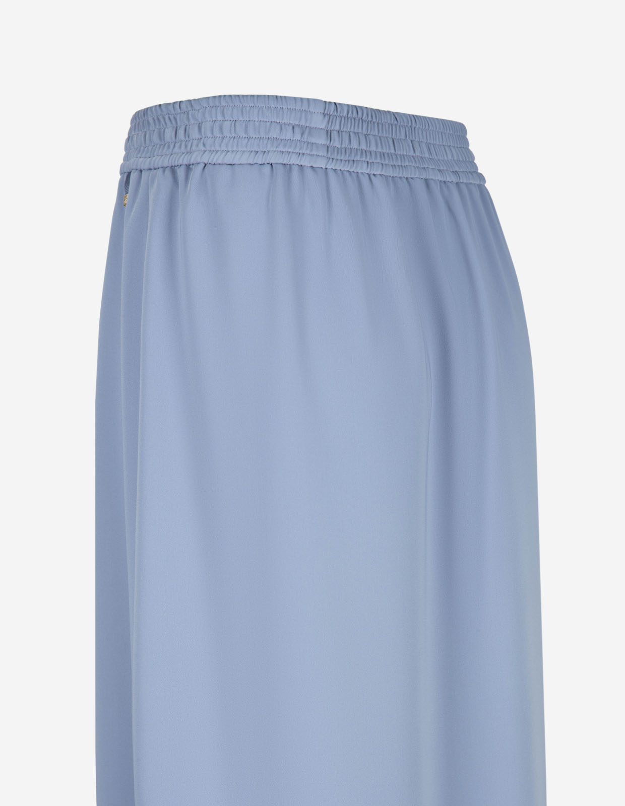 Satin Kjol Blå