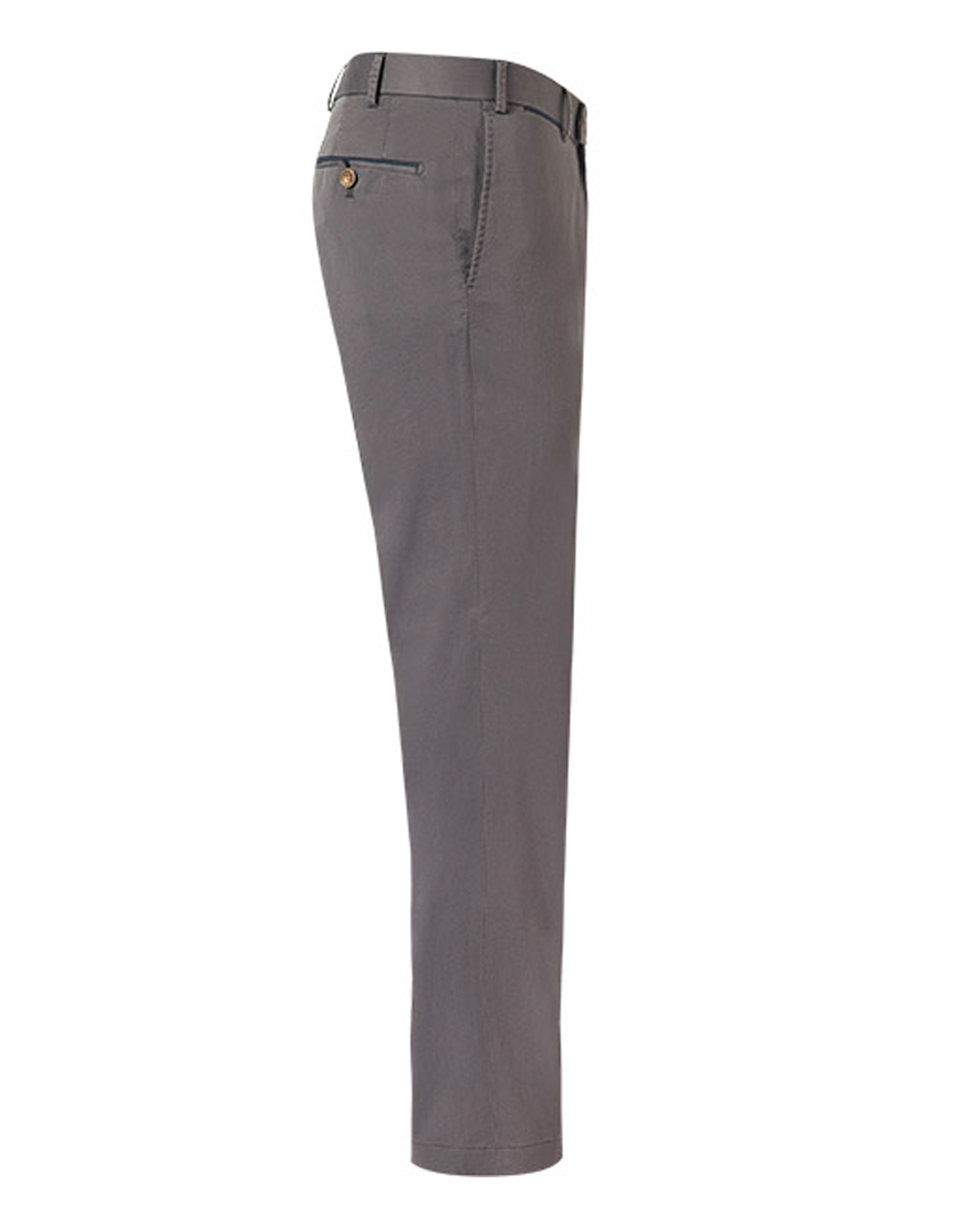 Peakers Chino Regular Supima Satin Grå