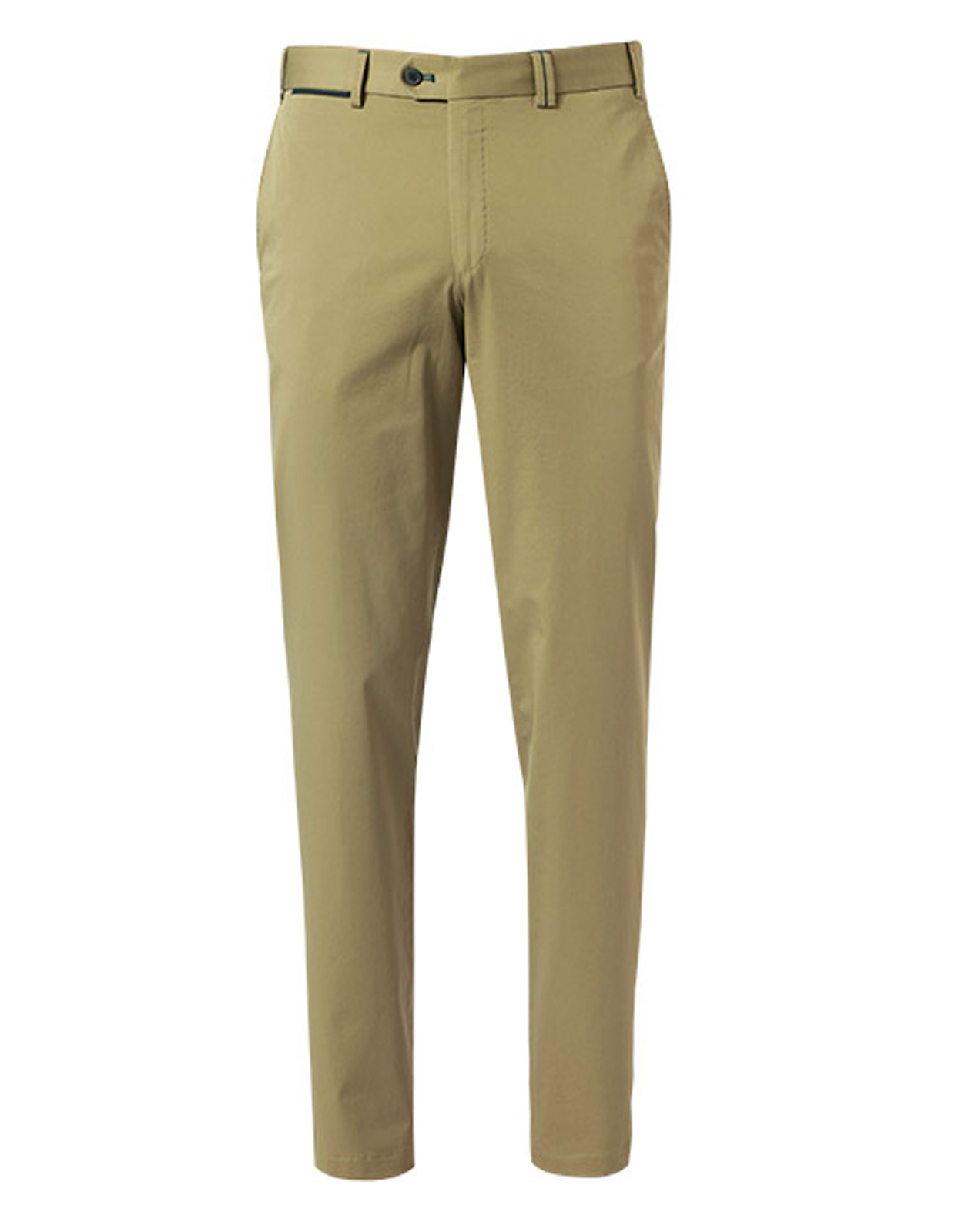 Peakers Chino Regular Supima Satin Grön Stl 96