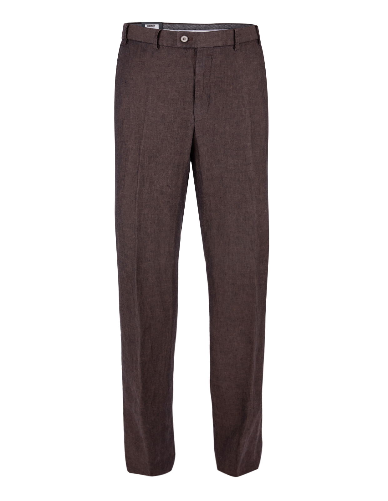 Pilo Trouser Regular Fit Linen Brown Stl 108