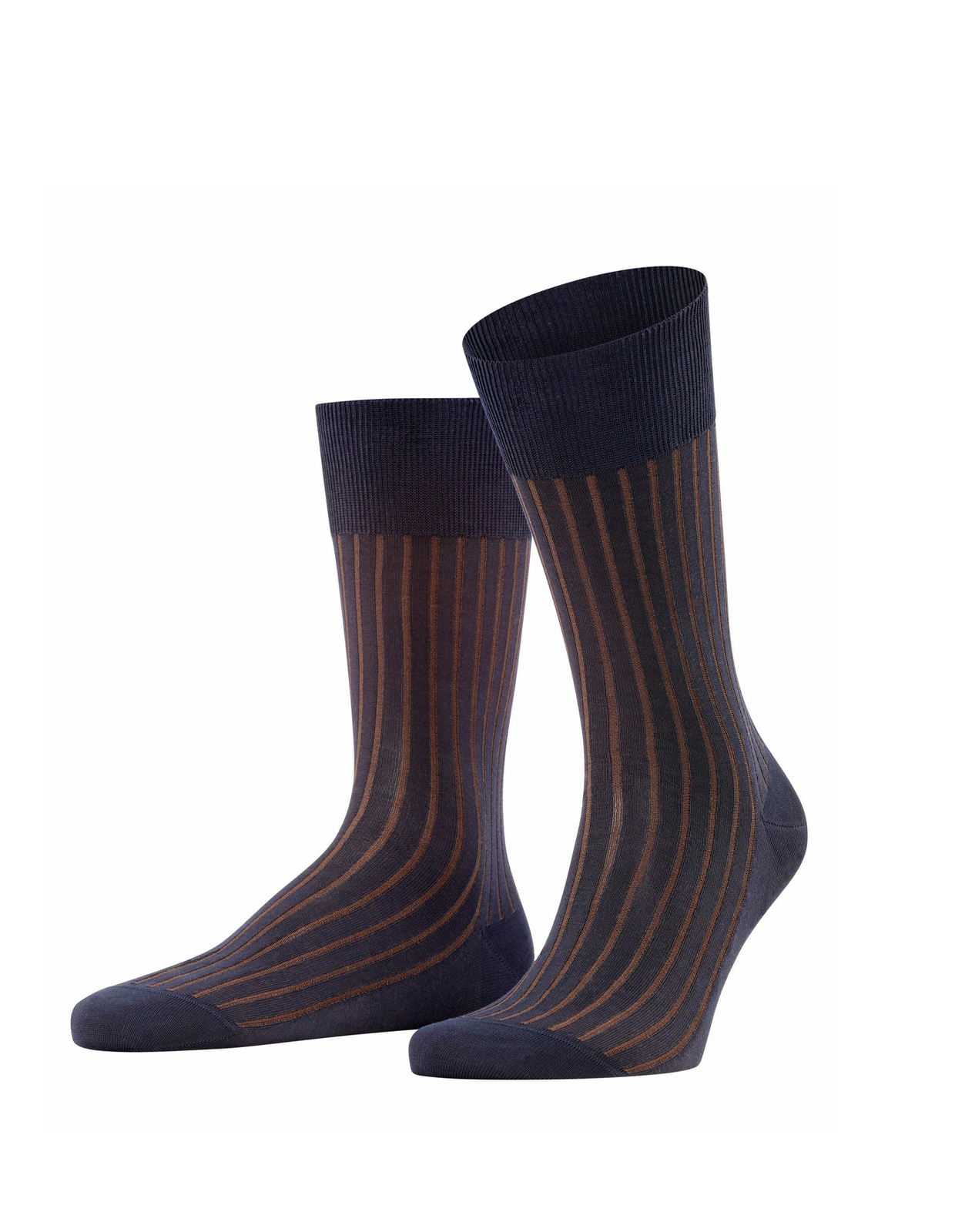 Shadow Cotton Sock Dark Navy