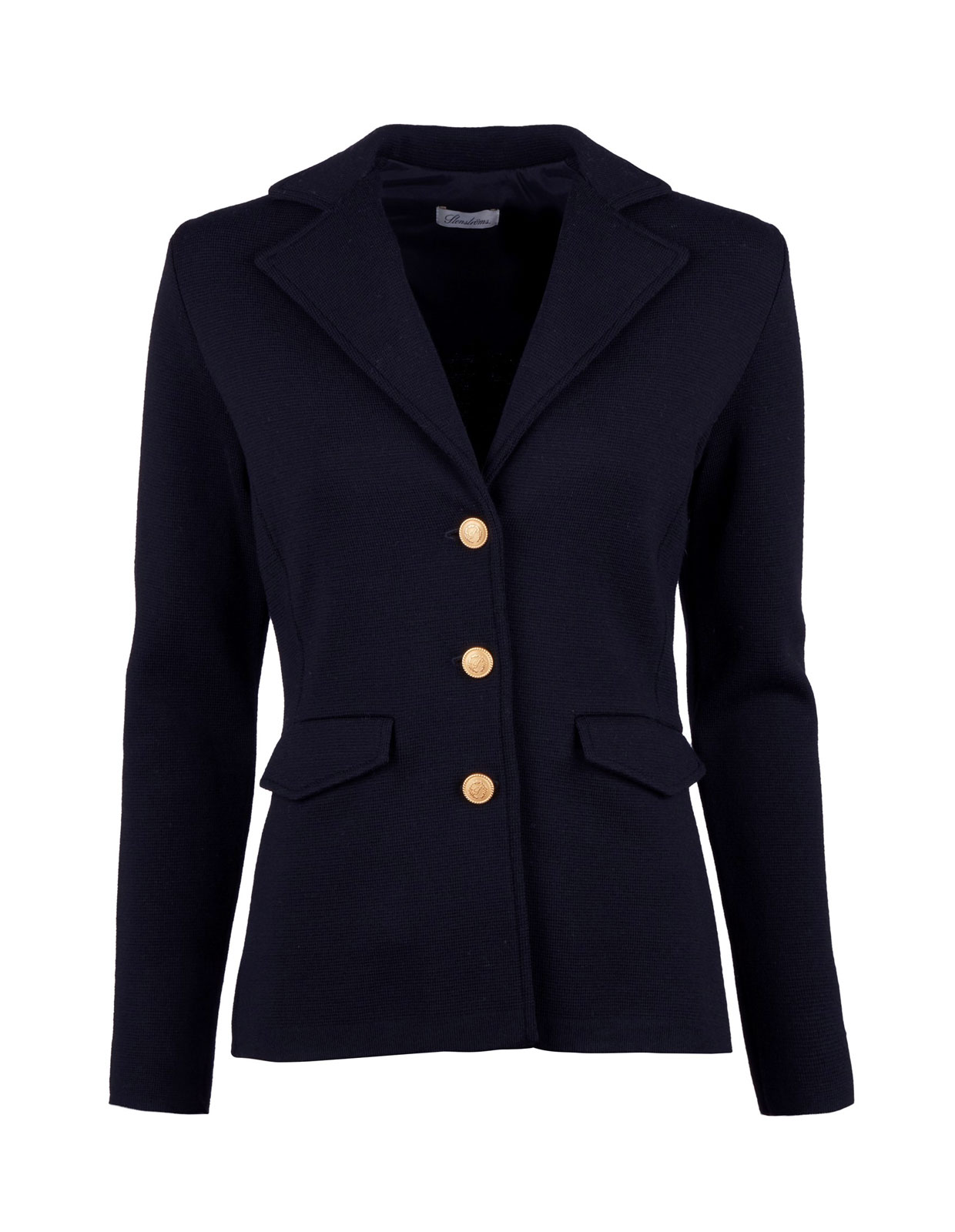 Svea Merino Knit Jacket Navy Stl M