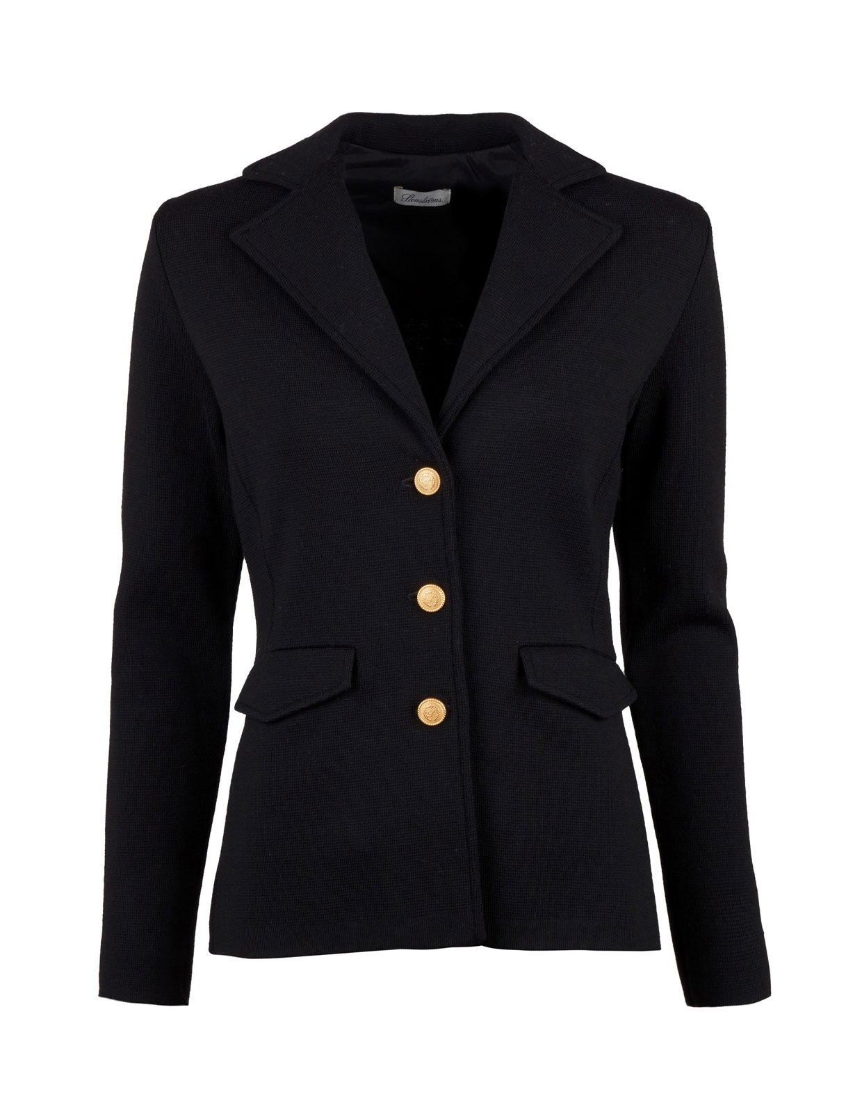 Svea Merino Knit Jacket Black