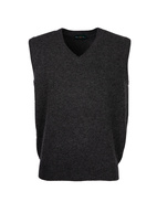 Norfolk Vee Neck Slipover Charcoal Stl 56
