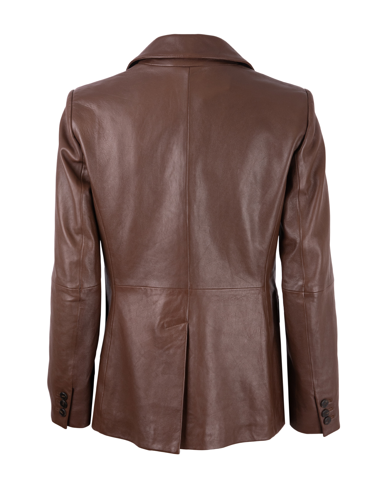 Valdez Leather Blazer Testa Moro Stl 36