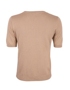 Salute Fine Knitted Tee Miele Stl XS