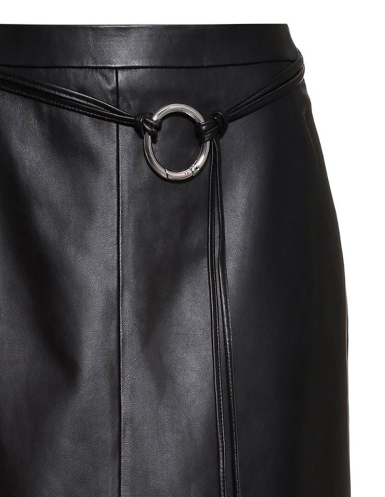 Lelisa Leather Skirt Black