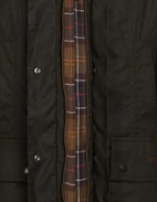 Classic Beadnell Waxed Jacket Olive 10