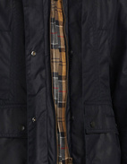 Classic Beadnell Waxed Jacket NY Navy