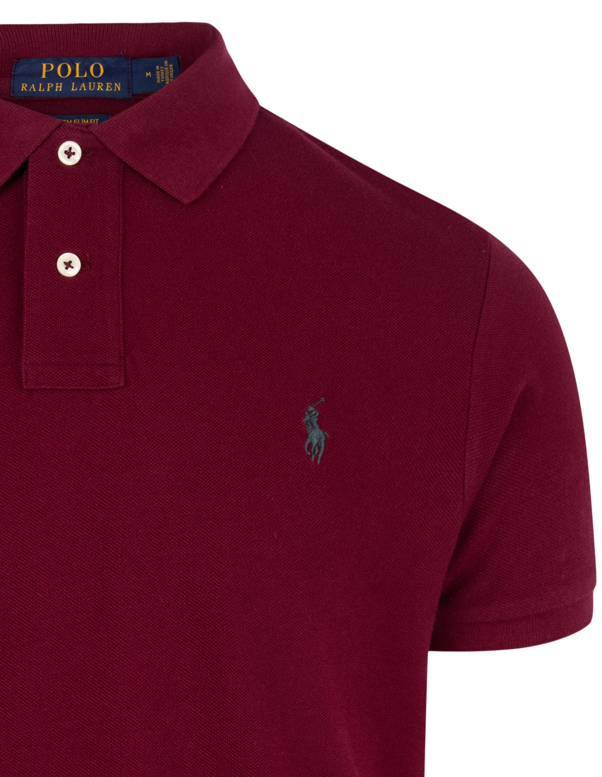 Custom Slim Fit Polo Classic Wine