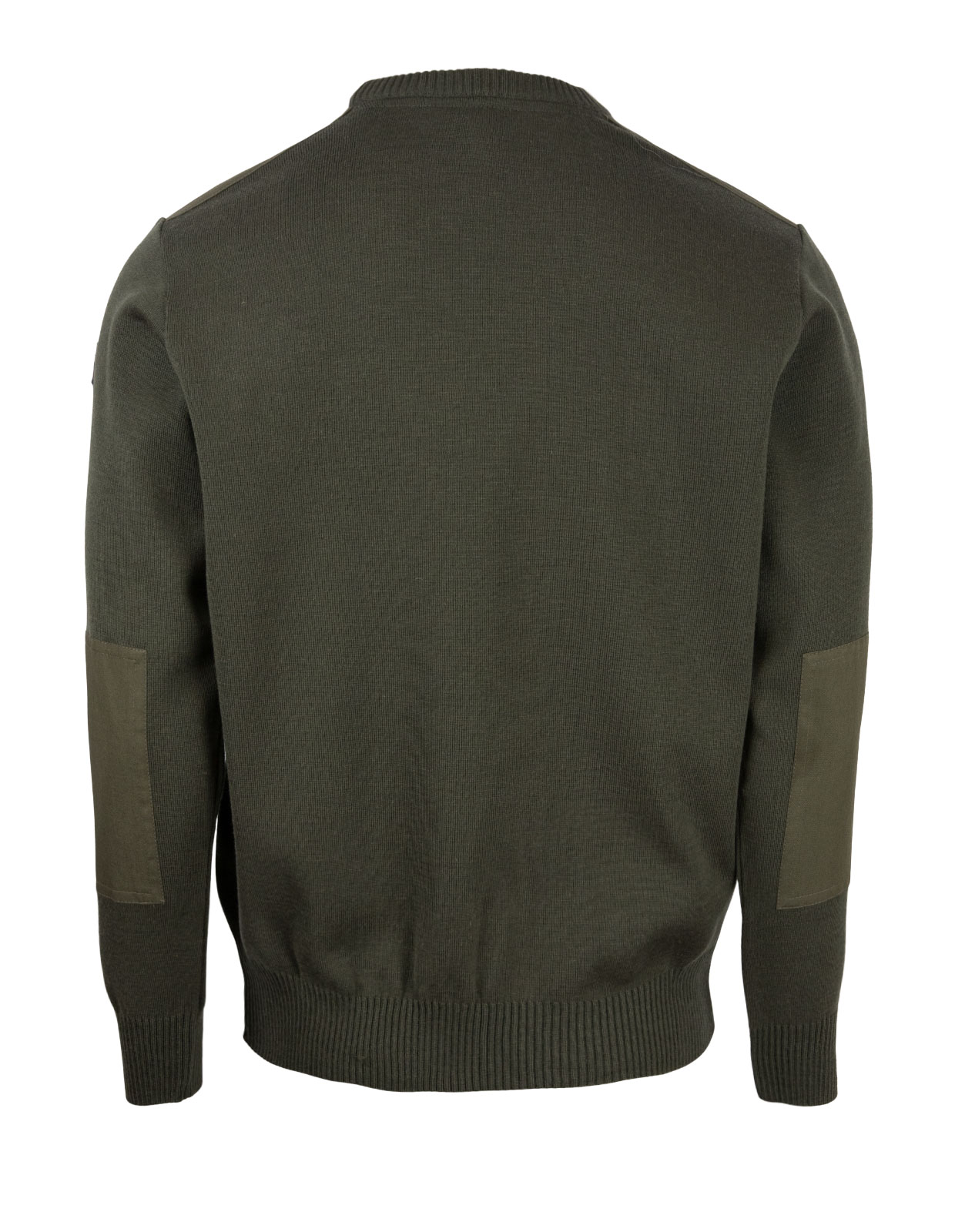 Yachting Wool Crewneck Sweater Olive