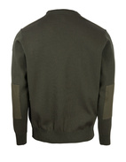 Yachting Wool Crewneck Sweater Olive Stl S