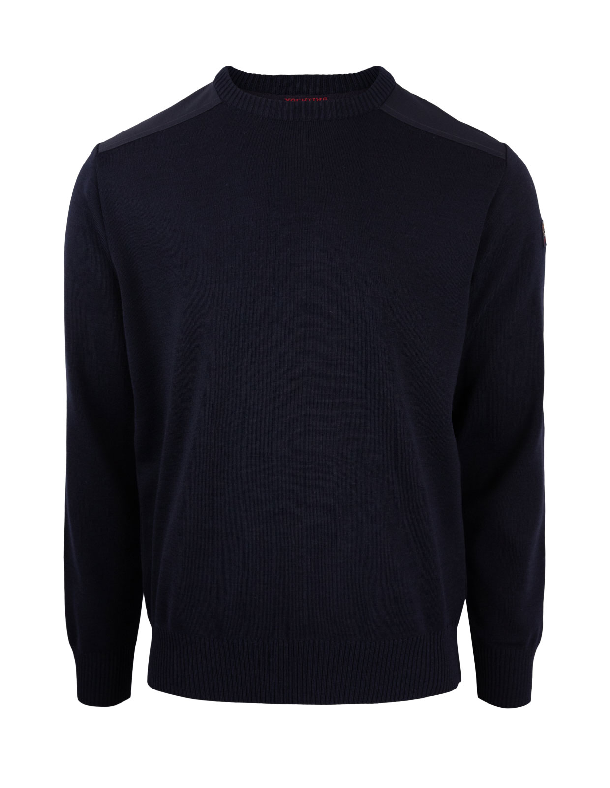 Yachting Wool Crewneck Sweater Navy