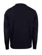 Yachting Wool Crewneck Sweater Navy Stl S