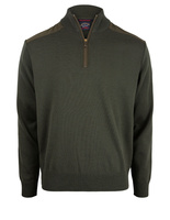 Yachting Wool Turtleneck Sweater Olive