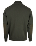 Yachting Wool Turtleneck Sweater Olive Stl L