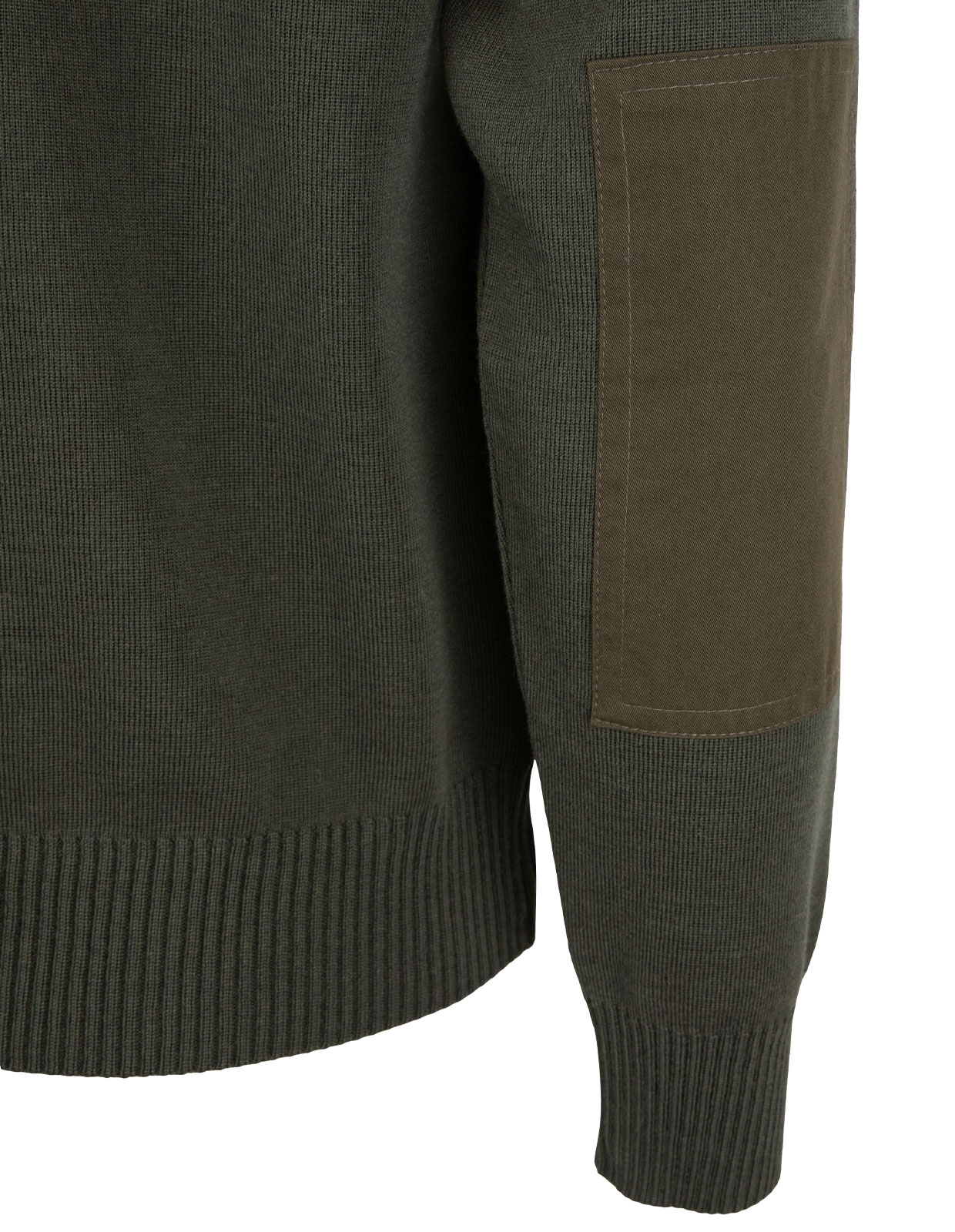 Yachting Wool Turtleneck Sweater Olive