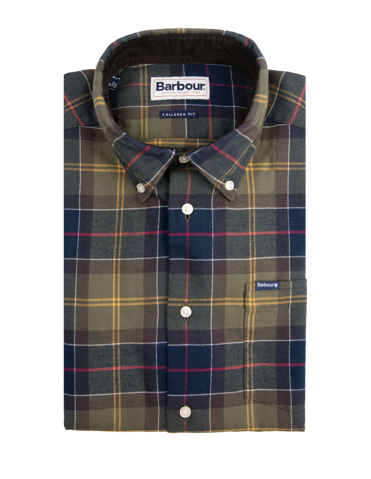 Fortrose Tailored Shirt Classic Tartan Stl 3XL