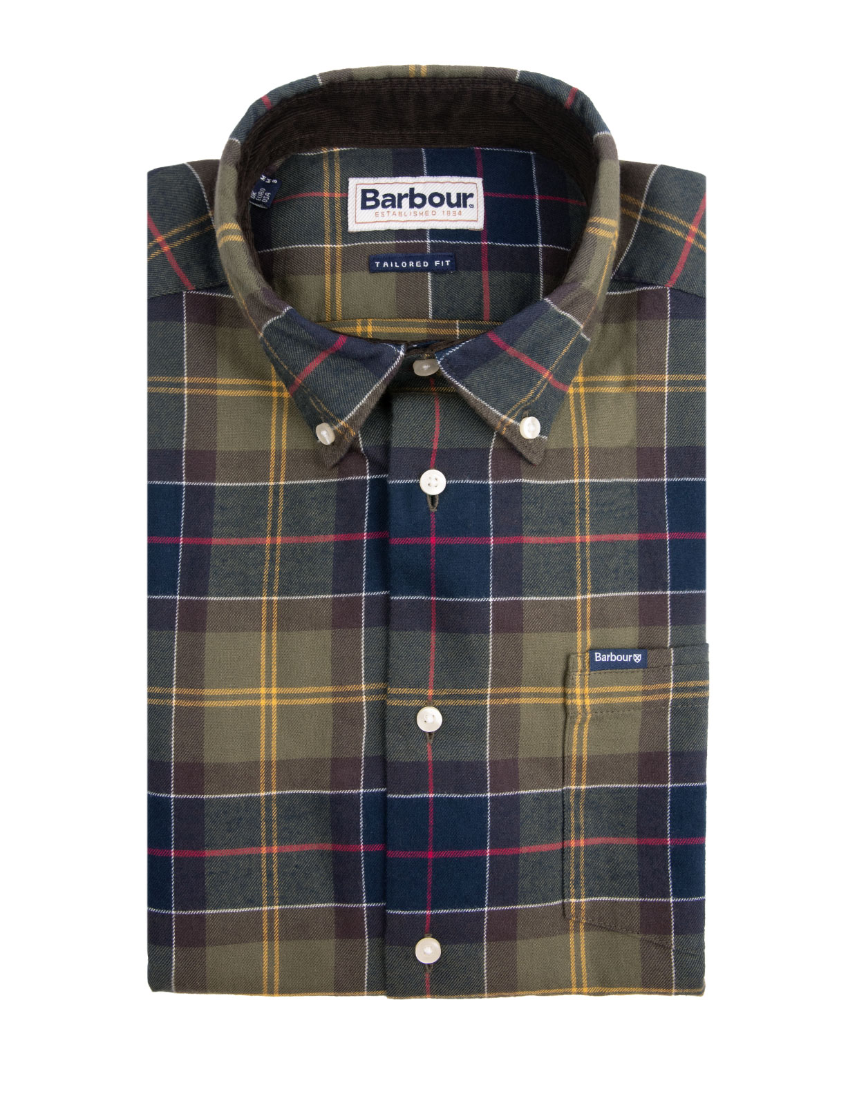 Fortrose Tailored Fit Skjorta Grön Stl XL