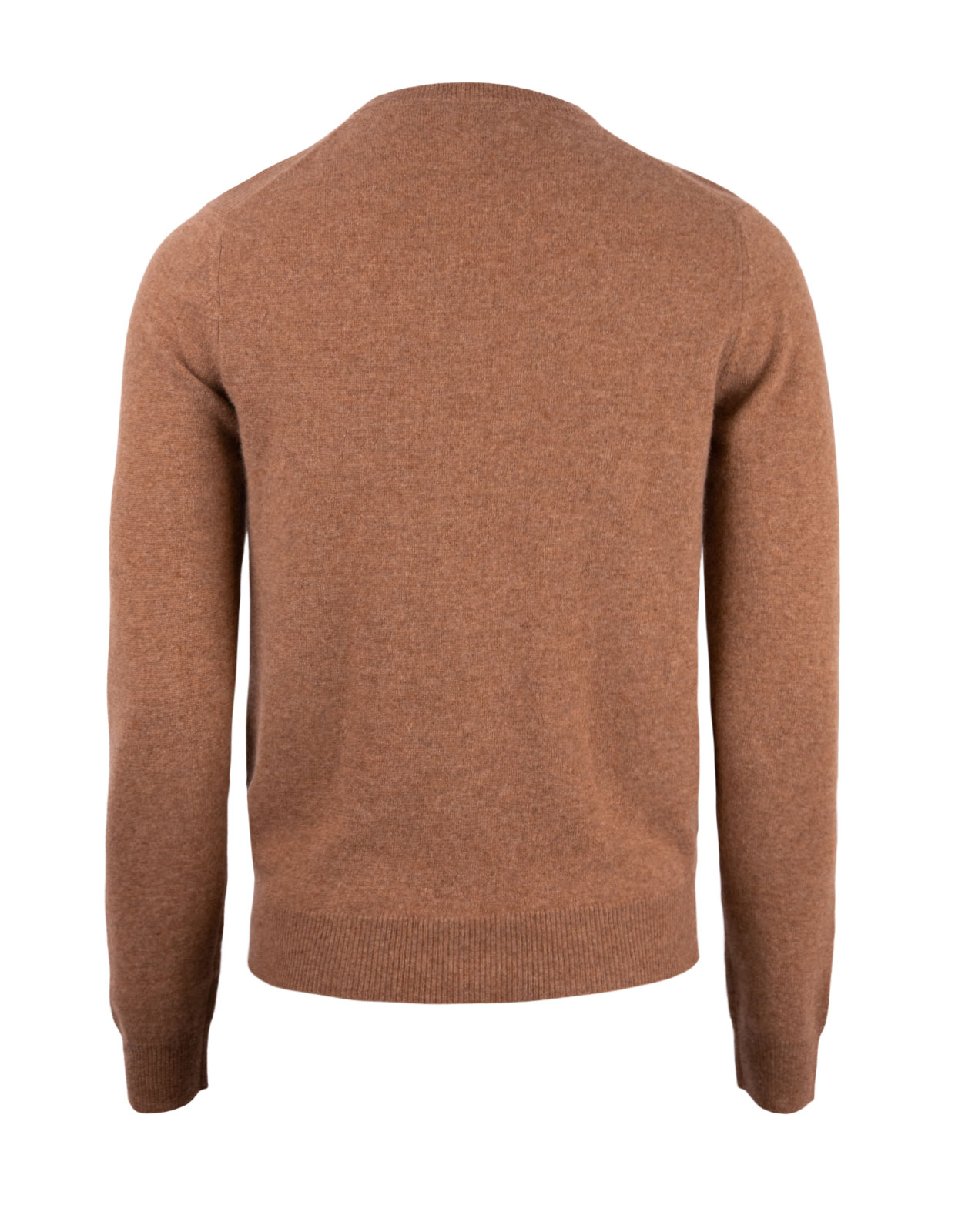 Crew Neck Cashmere Camel Melange
