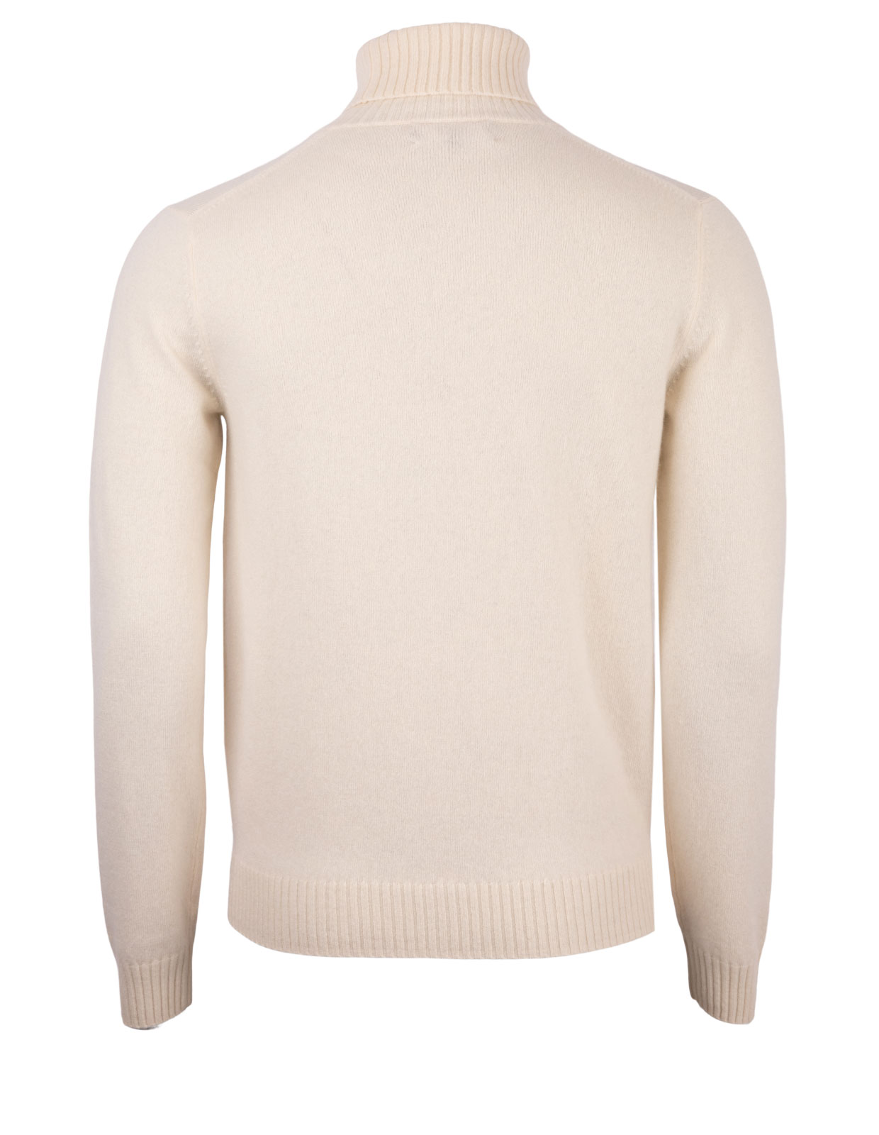 Roll Neck Cashmere Offwhite
