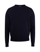 Crew Neck Cashmere Dark Navy