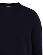 Crew Neck Cashmere Dark Navy
