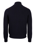 Jacka Stickad Alcantara Navy Stl 56