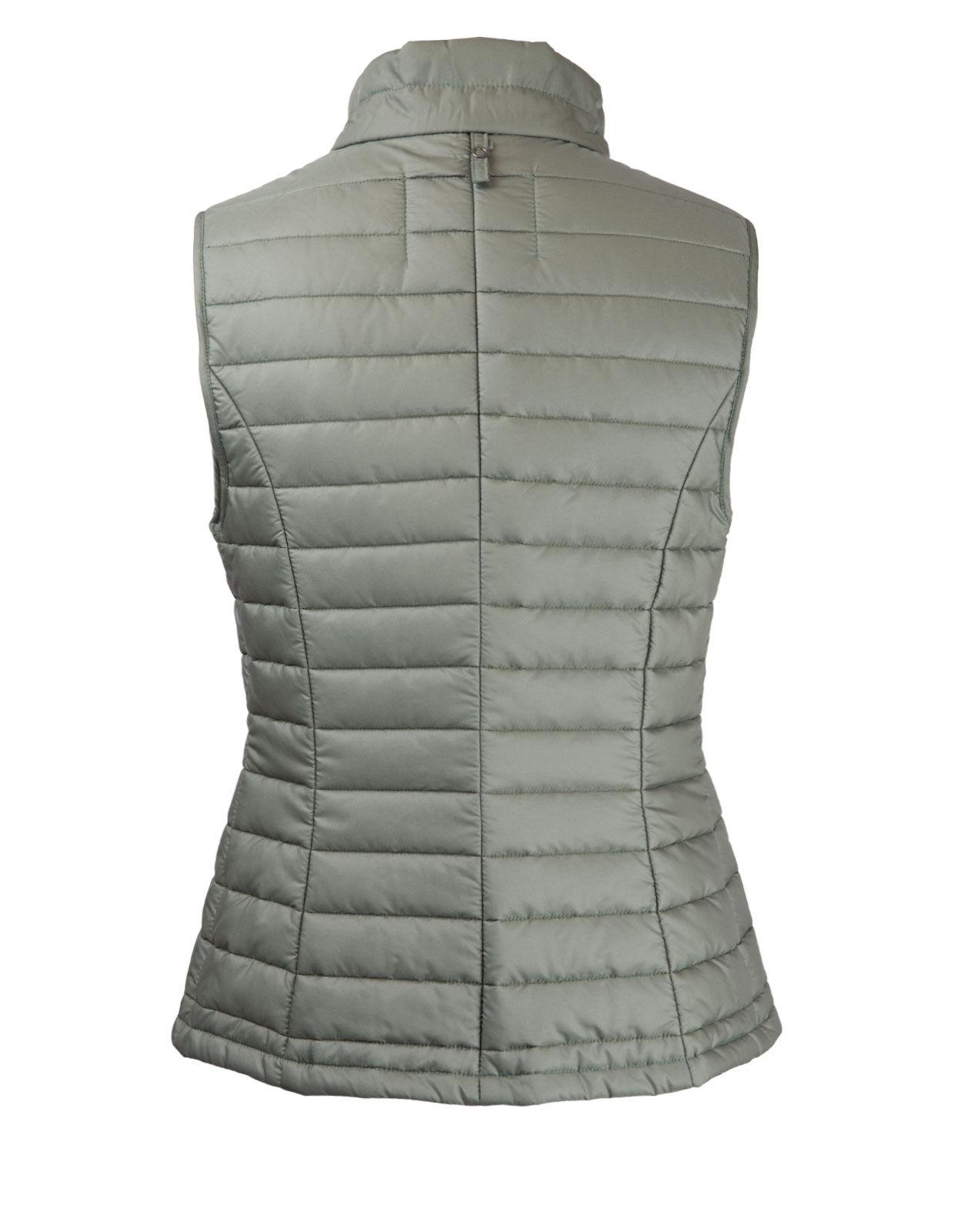Quilted Down Vest Light Green