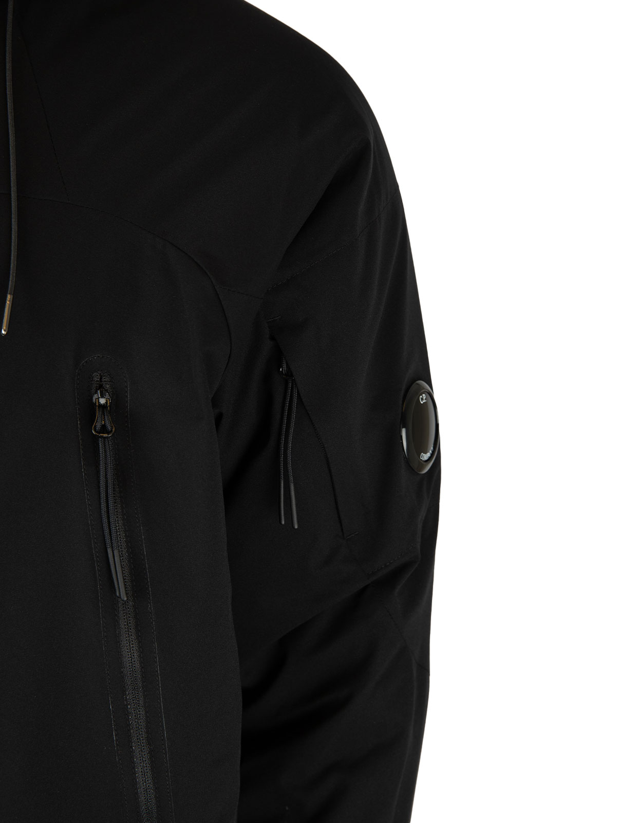 Pro-Tek Hooded Jacket Black Stl 50