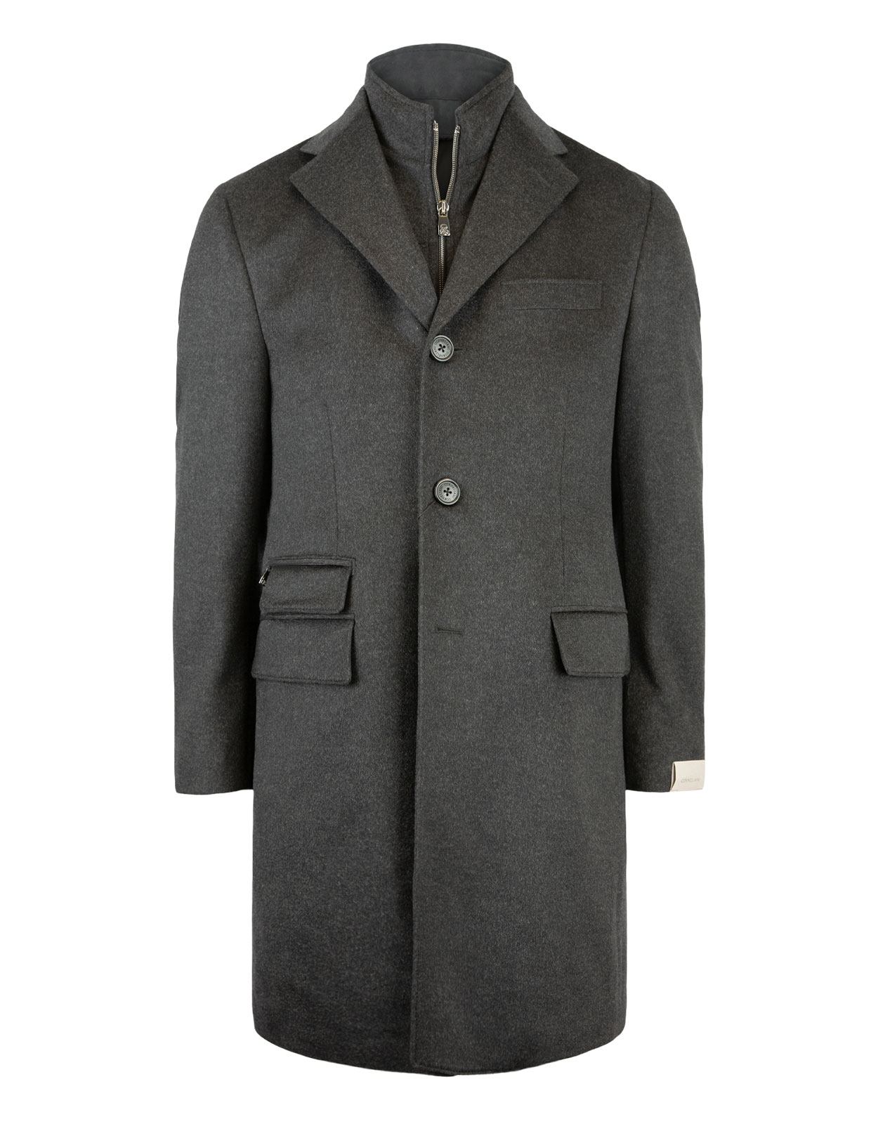 ID Coat Wool Antracite Stl 58